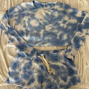 Sweet Romeo two piece tye dye set